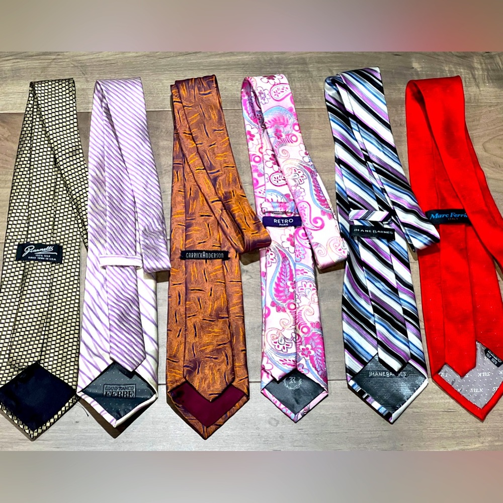 6 Ties Bundle Amazing Value - Multi-Brands